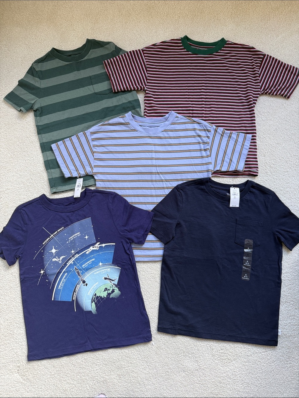 GAP Boys’ 5-Bundle of Short-Sleeve Tees